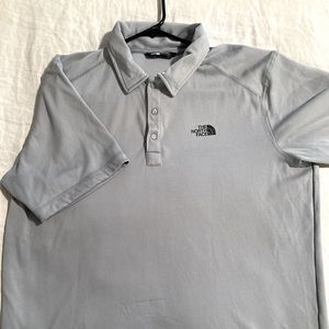 The North Face Polo.  Gray Men’s Medium